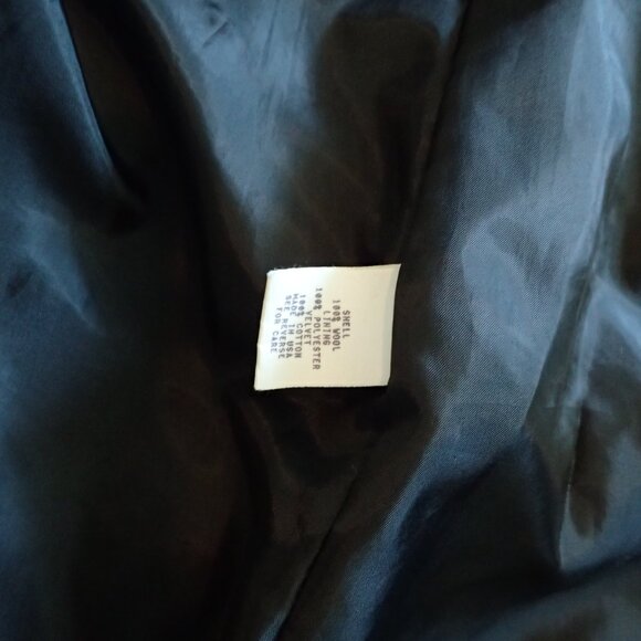 VTG MDP Deep Eggplant Wool Long Coat - Picture 10 of 16